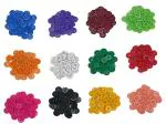 HIRDAY Blouse Buttons 10 mm Sewing Flatback Button 12 Colors Assorted Buttons for Craft Pack of 500 Pcs Sewing Button