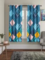 RRC Microfiber Cotton Curtains for Window, Bedroom, Living Room