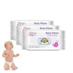 Fabie Baby Wipes for New Born Baby with Vitamin E & B5, 100% Paraben free, No Harsh Chemicals, Safe for Delicate Skin, Hypoallergenic, 240 Wipes