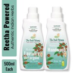 The Indi Mums Natural Baby Laundry Liquid Detergent & Handwash For Baby & Toddler - 2X500 ML