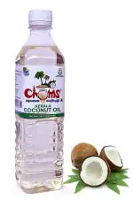 CHOMS Cooking Kerala Coconut Oil - 500 ML bottle , 100% Pure , Best for cooking , skin and hair care