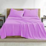 SLEEPINO - Premium 100% Egyptian Cotton Bedsheet - 3 Pcs. Bedsheet Set Include 1 Flat Sheet (102