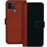 HUPSHY Back Cover for POCO C50 (Black, Brown, Dual Protection, Pack of: 1)
