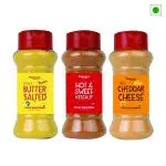 Popcorn & Company Classic Butter Salted, Hot & Sweet & Cheddar Cheese Seasoning Mix Combo Pack