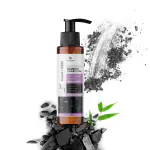 GLAM HERBS 7in1 Activated Bamboo Charcoal Face Wash | Deep Exofilation | Dark Spots & Marks Removal | Remove Excess Oil | Anti-Pollution, Deep Pore Cleaning For Men & Women 100ml