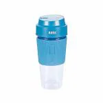 BOSS USB Portable Blender Bottle for Smoothie, Milk Shakes and Juice, USB Rechargeable Battery with 30 Watt Motor, 500 ML, built-in Jar, Blue