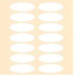 Crazy Sutra 25mm Dots Sticker Round Circle Blank Labels Self Adhesive White Color (1000pc).