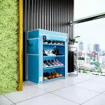 Fabura Shoe Rack in 4 Shelf with Cover