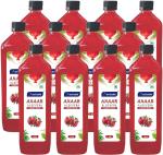 AACTUALA Anaar Aloe Vera Coconut Water Fruit Juice - 200ml, Pack of 12 (12 x 200 ml)