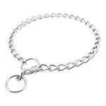 Hundur Store Chrome Plated Dog Collar Choke Chain Dog in small size