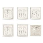 Osasbazaar Silver Laxmiji Charan For Pooja/Festival (Pack of 6)