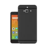 MULTRONICSBlack Rubber Back Case Cover Compaitible With Xiaomi Redmi 2, 2S, Prime