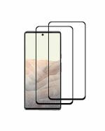 GADGETRONICS Google Pixel 6 Black Tempered Glass Scratch Resistant Screen Protector (Pack of 2)