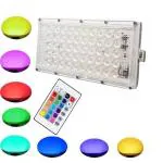 Branded Bros 50W RGB LED Brick Light Multi Color with Waterproof IP66 LED Lights (50WATT,Plastic) Tar-L1