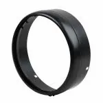 Topbird TBIOHG1 Inner & Outer Ring for Head Light Grill, Heavy Duty Metal Headlight Cover Compatible with Classic, Electra and Standard Motorcycles (2 Pieces, Black)