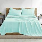 SLEEPINO - Premium 100% Egyptian Cotton Bedsheet - 3 Pcs. Bedsheet Set Include 1 Flat Sheet (90