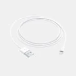 Mifkrt White Lightning Cable 1 M Fast Lightning Usb Data Charging Cable For Iphones 5, 6, 7, 8 And X Series, Ipad And Ipod