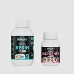 Betogen Epoxy Resin 2 : 1 - Ratio Resin and Hardener 300gm set - Crystel Clear Resin - 200gm and Hardener 100gm, Art and Craft, DIY, Begginers Resin Art kit (Resin : Hardener - 200gm : 100gm)