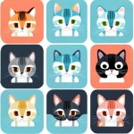 Love Creation 12x18 Size poster print for creative wall art- adorable-purrfect-pets-vector-collection-11507(Non Sticker)