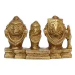 ARTVARKO Decorative Lord Puri Jagannath,Krishna Balram and Subhadra (11 x 2.5 cm)