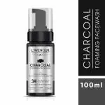 L'avenour Charcoal Foaming Face Wash For Men & Women, Deep Cleansing, Pollution & Oil Control | SLS & Paraben Free Charcoal Facewash - 100ml