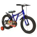 Avon Buke Bicycles Bonbon 16T Kids Bike with 16 inches Wheel Size and 10 inches Frame Rigid Suspension Caliper Brake and Steel Rim Available in Matt Gloss Finish- Ideal for Kids Between 4 and 6 Years(blue)
