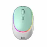 Portronics Toad IV Bluetooth Mouse with 2.4 GHz Wireless (Dual Connectivity), Rechargeable, Connect up to 3 Devices, RGB Lights, Adjustable Optical DPI for Laptop, PC, Tablet, Smartphone (Blue)