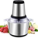 M2 Enterprise Silver Stainless Steel Electric Meat Grinders With Bowl 300 Watts, 2L