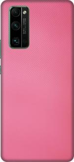 SRG INFOTECH Honor 30 Pro Plus Mobile Skin (Pink Carbon Fibre)