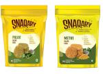 Snaqary Multigrain Bajra Mathi Puri Crispy Namkeen Mathri Tea Snacks Palak And Methi Flavour 120G Each (Pack Of 2)
