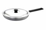 SOWBAGHYA Non Stick Fry Pan with Stainless Steel Lid (Multicolour) | with Soft Touch Handle | Stainless Steel Gas and Induction Compatible Fry Pan