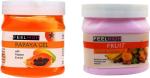 Feelhigh Papaya Gel and Fruit Cream Skin Care Combo Men, Women, 500 g Each (pack of 2)