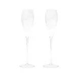 EZ Life Transparent Glass Tulip Glass Set 220 ml (Set of 2) Pack of 1