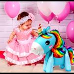 SV Traders Unicorn Foil Balloon/Unicorn 3D Standing Balloon/Unicorn Theme Birthday Decoration