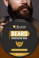 KURAIY Pure Natural Beard Conditioner Beard Balm For Beard Growth And Organic Moustache Wax For Beard Smooth Charming Styling