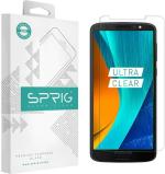 Sprig Transparent Tempered Glass Guard For Motorola G6 Play, Motorola Moto G6 Play