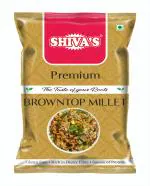 Shiva's Premium Brown Top Millet (Unpolished)- 400 gm| Choti Kangni | High Protein & Gluten-free
