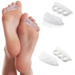 Royalkart Silicone Gel Toe Separators | 2 Pair Hammer Toe Treatment Set - Soft Gel Splints to Prevent Overlap
