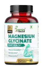 Humming Herbs Magnesium Glycinate - Enhanced Absorption Formula for Heart Health, Muscle Relaxation & Sleep Support - Nutraceutical Supplement