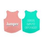 Ruse Aqua Green Cotton Basic Summer Dog T-Shirt Carpe Diem Printed Pets Crew Neck Half Sleeves Shirt For Dogs - Xl (Saint Bernard, Great Dane)