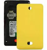 Imbi Yellow Plastic Back Panel For Nokia Asha 501
