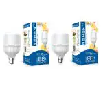 Remen Led Lites 20W LED Bulb for Home & Office | Hammer Shape B22D Base Cool Day Light Bulb (Cool White, Pack of 2)