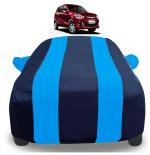 Mockhe Car Cover Compatible with Maruti Suzuki Alto K10 with Mirror Pockets, Triple Stitched, Navy, Blue, Water Resistant Car Body Cover