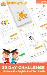 BrainGymJr: 30 Day Challenge Workbook I (Age 6-7 yrs)