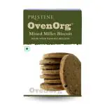 PRISTINE OvenOrg Organic Mixed Millet Biscuits Regular, 150 g (Pack of 2)