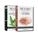 BEYORG Natural Bhringraj and Calamine Clay for Anti Acne and Pimple - 200 g