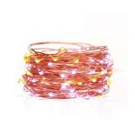 LTETTES Warm White LED USB Powered Copper Wire Decorative Fairy String Lights 9.5 cm and 100 Lights