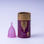 AON Premium Medium Menstrual Cup Kit with Intimate Wash, Menstrual Cup Wash, and Cotton Pouch