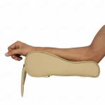 CARIZO Car Armrest Cushion, Memory Foam Car Beige Armrest Console Pillow Compatible with Renault Kiger