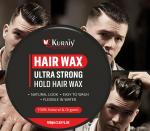 KURAIY NEW Hair CLAY Wax for Men, 100 gm | Matte Finish with volume Hair Wax (100 g)